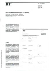 RT 16-10667. Sivu-urakkasopimuksen laatiminen.