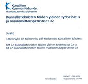 KM ja KT 02, Kunn.tekn. t�iden yleinen
