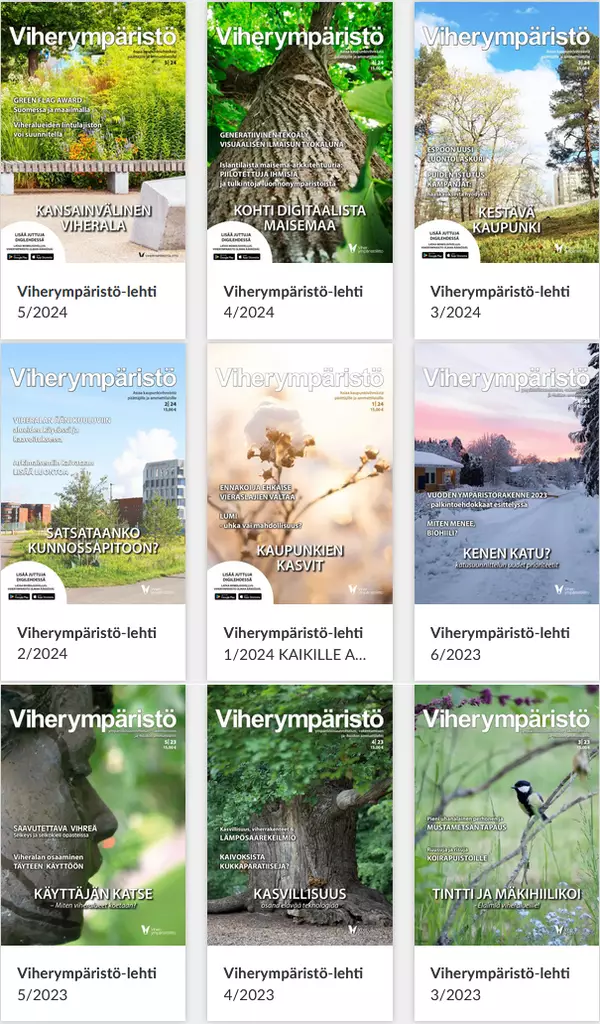 Viherympäristö-lehti - Ammattijulkaisut - 10115 - 2